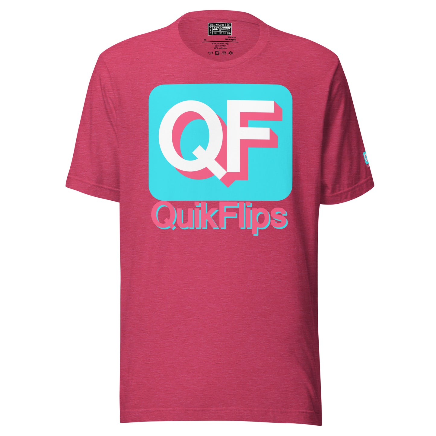 QF Premium T Pink/Aqua